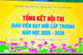 Trường TH&THCS Đinh Núp tổ chức hội thi “Giáo viên dạy giỏi” năm học 2025 – 2026