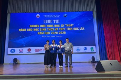 Trường TH&THCS Đinh Núp tham gia cuộc thi KHKT cấp tỉnh năm học 2025-2026